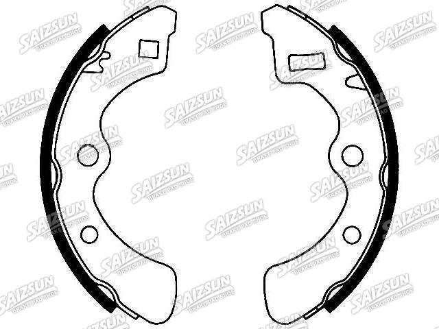 Bremsbackensatz Brake Shoe Set:43153-SAO-013