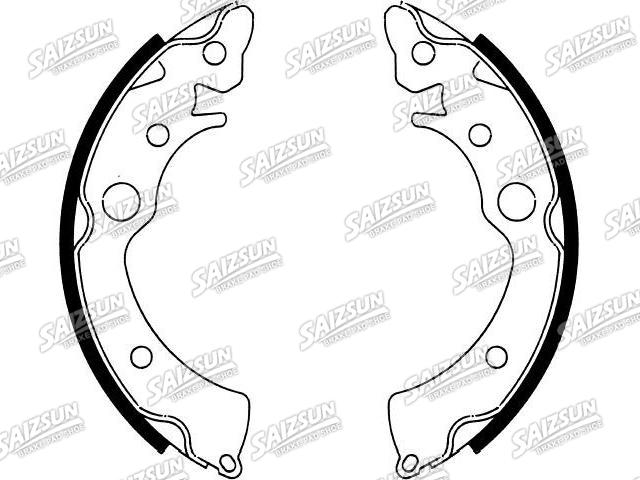Bremsbackensatz Brake Shoe Set:43153-SC2-003