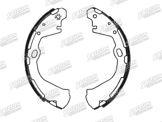 Bremsbackensatz Brake Shoe Set:44060-0C725