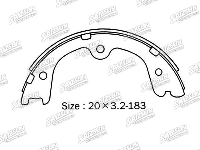 Bremsbackensatz Brake Shoe Set:NN2078