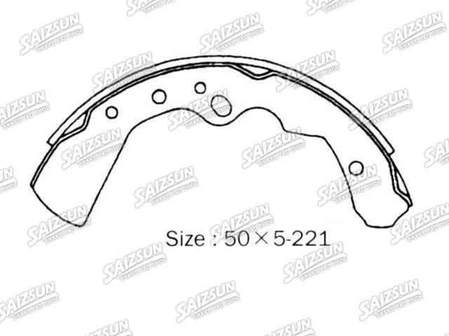 Bremsbackensatz Brake Shoe Set:41060-G3225