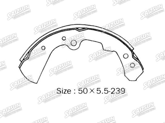 Bremsbackensatz Brake Shoe Set:41060-R8025