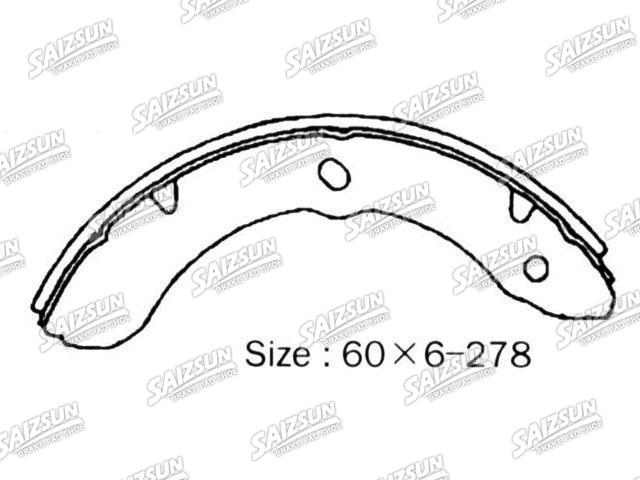 Bremsbackensatz Brake Shoe Set:NR4036