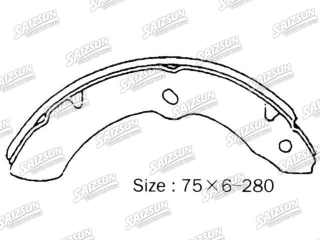 Bremsbackensatz Brake Shoe Set:NR4037