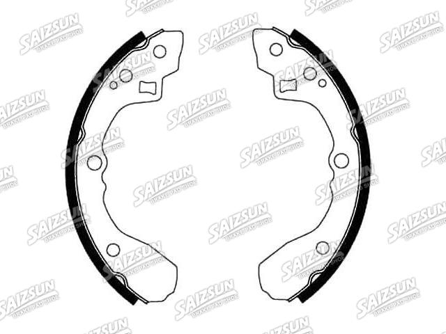 Bremsbackensatz Brake Shoe Set:B092-26-310