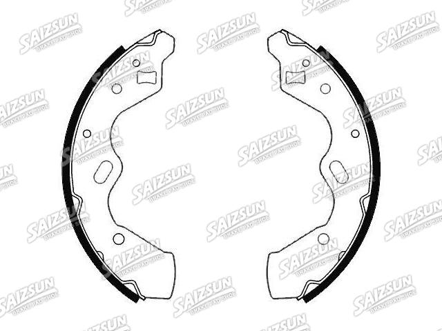 Bremsbackensatz Brake Shoe Set:B1Y2-26-38ZA