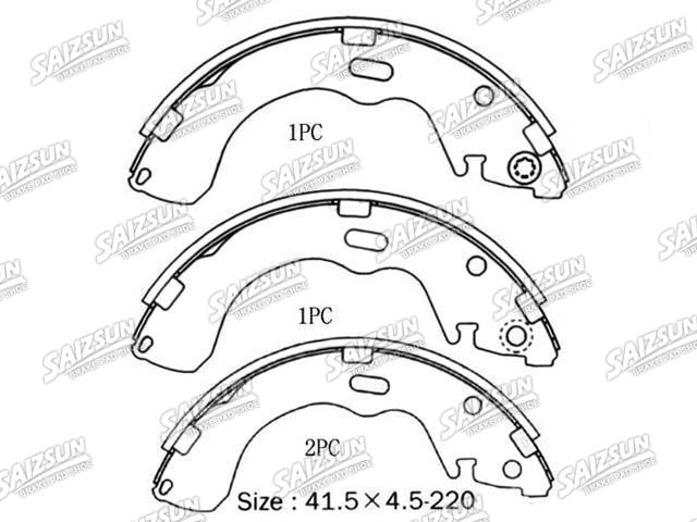 Bremsbackensatz Brake Shoe Set:NN3573