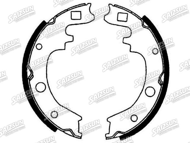 Bremsbackensatz Brake Shoe Set:S126-26-330