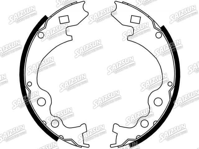 Bremsbackensatz Brake Shoe Set:SB40-26-330
