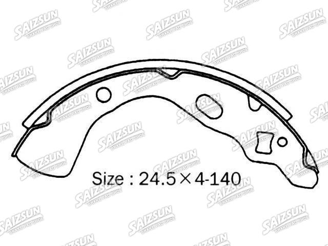 Bremsbackensatz Brake Shoe Set:NR3535