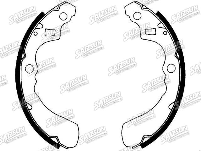 Bremsbackensatz Brake Shoe Set:04495-87702-000