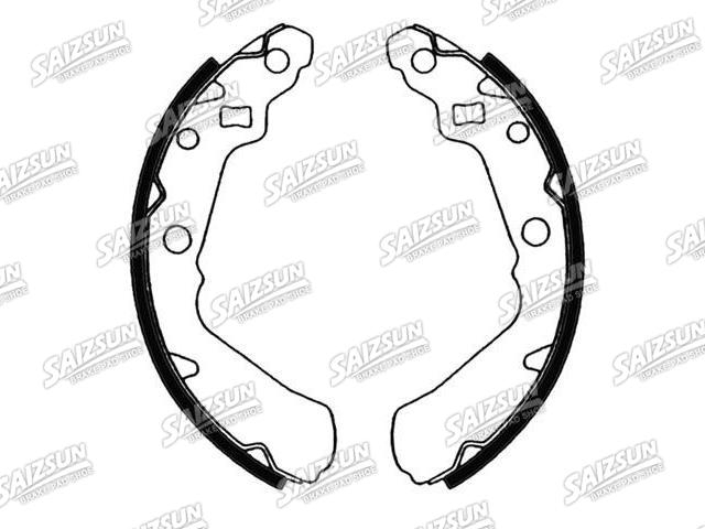 Bremsbackensatz Brake Shoe Set:04495-87206-000