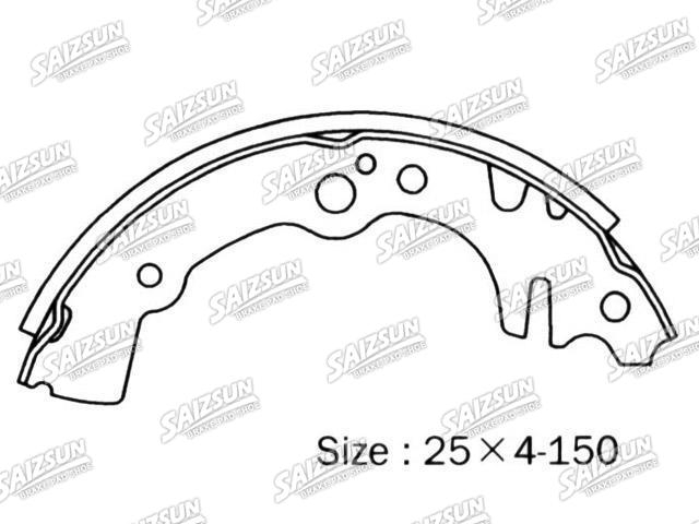 Bremsbackensatz Brake Shoe Set:NN5028