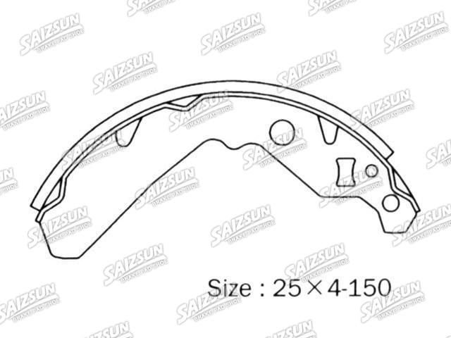 Bremsbackensatz Brake Shoe Set:NN5029