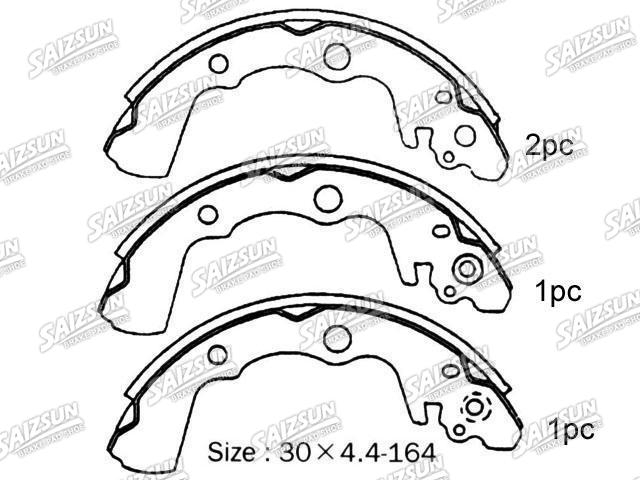 Bremsbackensatz Brake Shoe Set:7251-78041