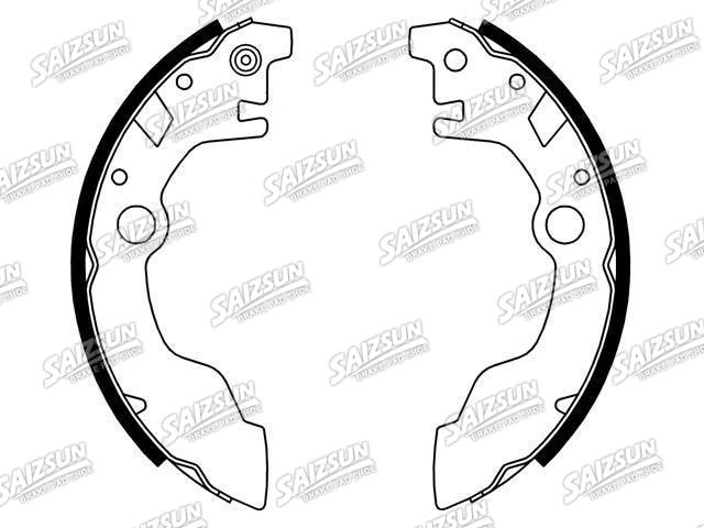 Bremsbackensatz Brake Shoe Set:26214-KA036