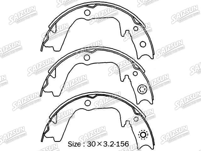 Bremsbackensatz Brake Shoe Set:NN6026