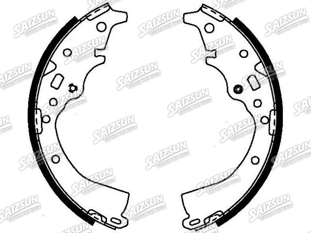 Bremsbackensatz Brake Shoe Set:04495-43060