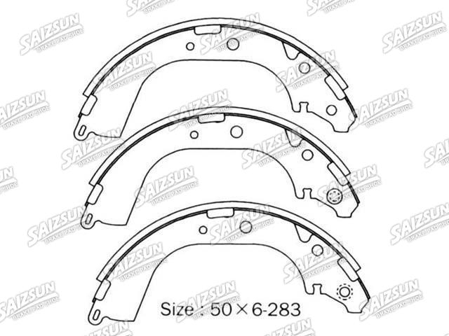 Bremsbackensatz Brake Shoe Set:NN1087