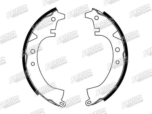 Bremsbackensatz Brake Shoe Set:04495-20040