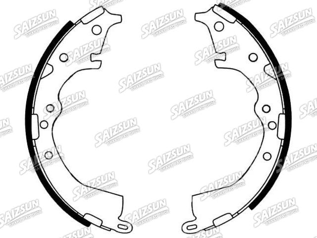 Bremsbackensatz Brake Shoe Set:04495-28080