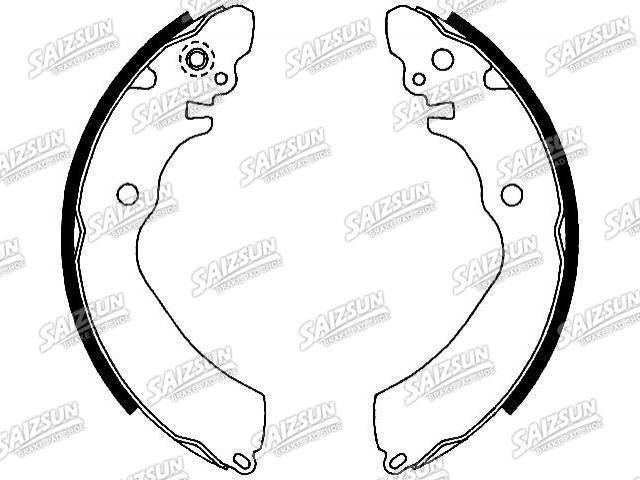 Bremsbackensatz Brake Shoe Set:04495-BZ010