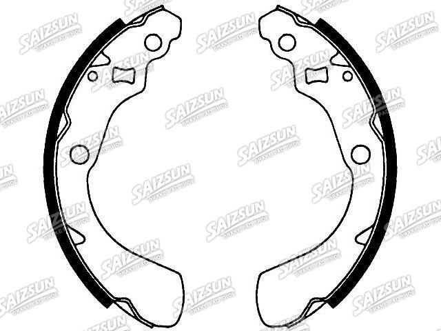Bremsbackensatz Brake Shoe Set:43153-S50-003