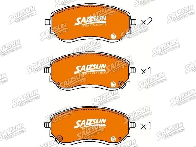 Bremsbelagsatz, Scheibenbremse Brake Pad Set:470 420 53 00