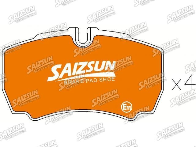 Bremsbelagsatz, Scheibenbremse Brake Pad Set:1718023