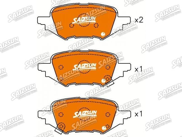 Bremsbelagsatz, Scheibenbremse Brake Pad Set:26225454