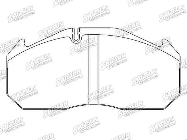 Bremsbelagsatz, Scheibenbremse Brake Pad Set:MPD5110