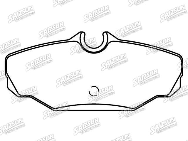 Bremsbelagsatz, Scheibenbremse Brake Pad Set:93209401