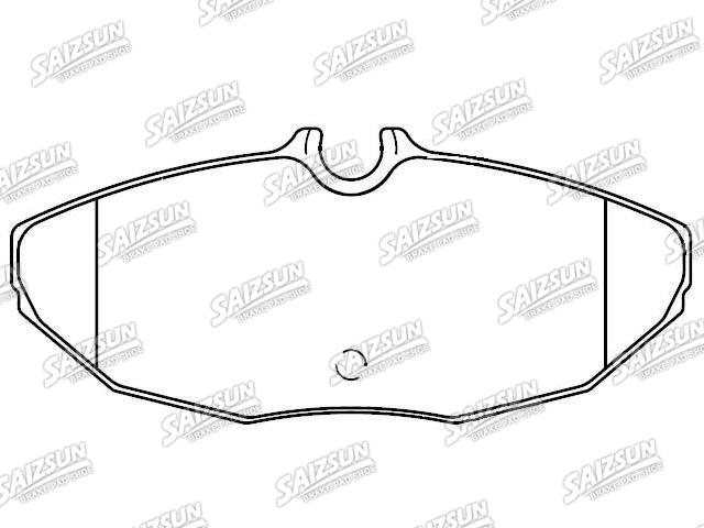 Bremsbelagsatz, Scheibenbremse Brake Pad Set:D878-7756