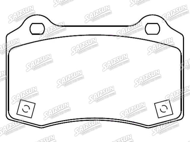 Bremsbelagsatz, Scheibenbremse Brake Pad Set:58302-2MA10