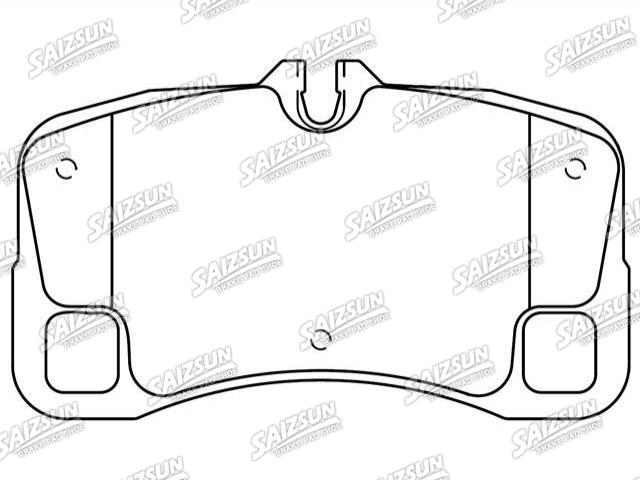 Bremsbelagsatz, Scheibenbremse Brake Pad Set:997.352.947.01
