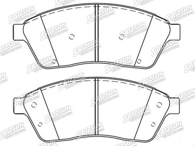 Bremsbelagsatz, Scheibenbremse Brake Pad Set:20872587