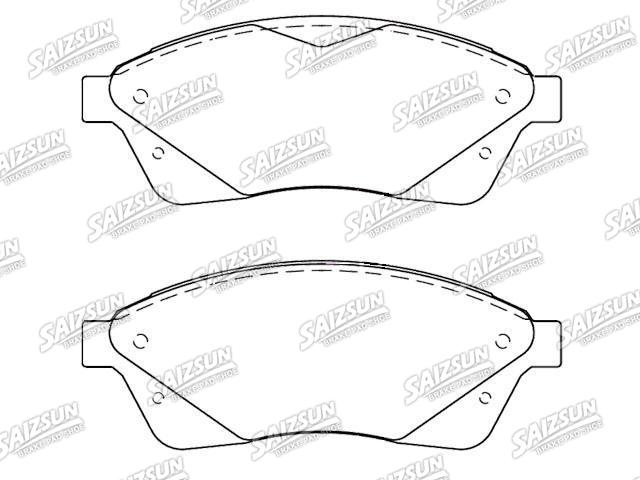 Bremsbelagsatz, Scheibenbremse Brake Pad Set:20887798