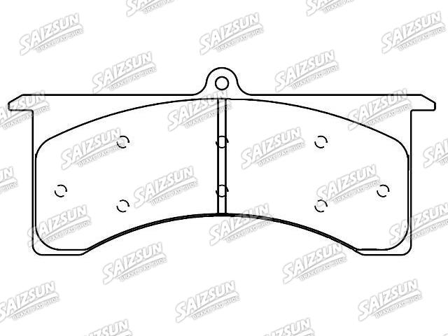 Bremsbelagsatz, Scheibenbremse Brake Pad Set:D1234-8352