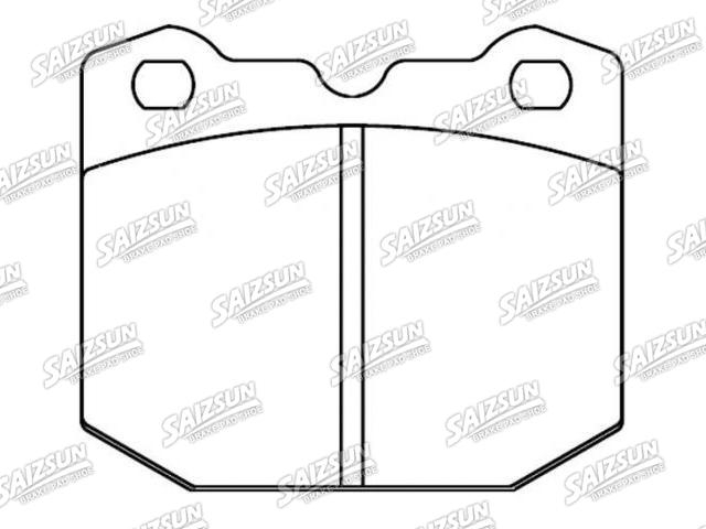 Bremsbelagsatz, Scheibenbremse Brake Pad Set:D513-7043
