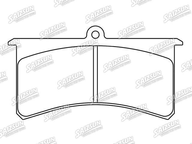 Bremsbelagsatz, Scheibenbremse Brake Pad Set:D1233-8351
