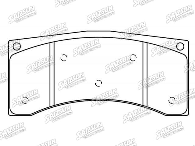 Bremsbelagsatz, Scheibenbremse Brake Pad Set:D1236-8354
