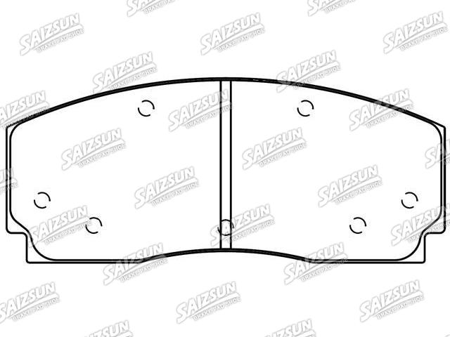 Bremsbelagsatz, Scheibenbremse Brake Pad Set:D1242-8359