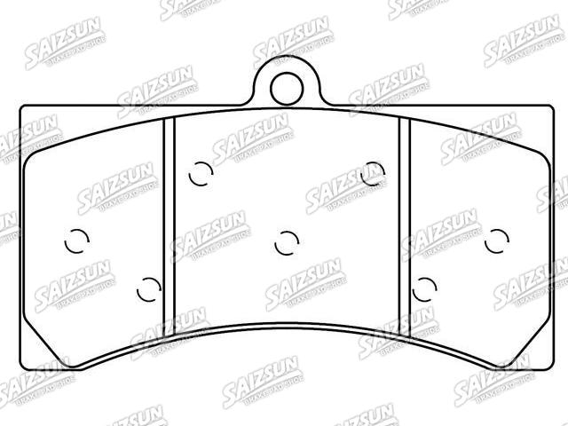 Bremsbelagsatz, Scheibenbremse Brake Pad Set:D1243-8360