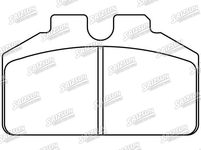 Bremsbelagsatz, Scheibenbremse Brake Pad Set:D1248-8365