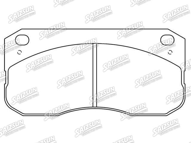 Bremsbelagsatz, Scheibenbremse Brake Pad Set:D624-7499