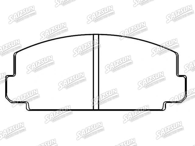 Bremsbelagsatz, Scheibenbremse Brake Pad Set:D48-785