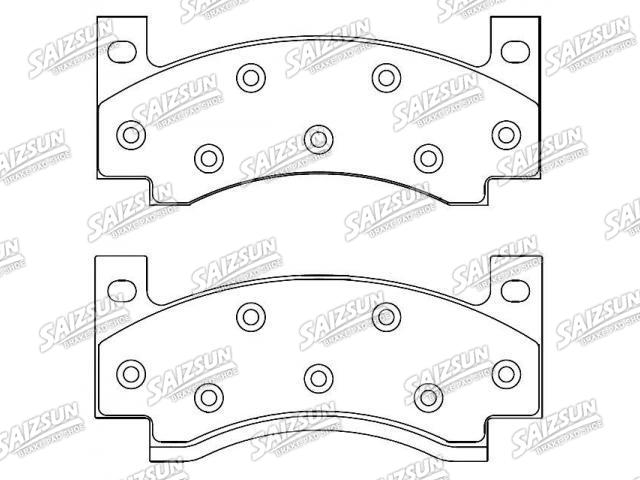 Bremsbelagsatz, Scheibenbremse Brake Pad Set:D55-781A