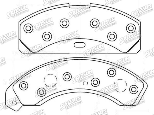 Bremsbelagsatz, Scheibenbremse Brake Pad Set:D9ZZ-2001-J