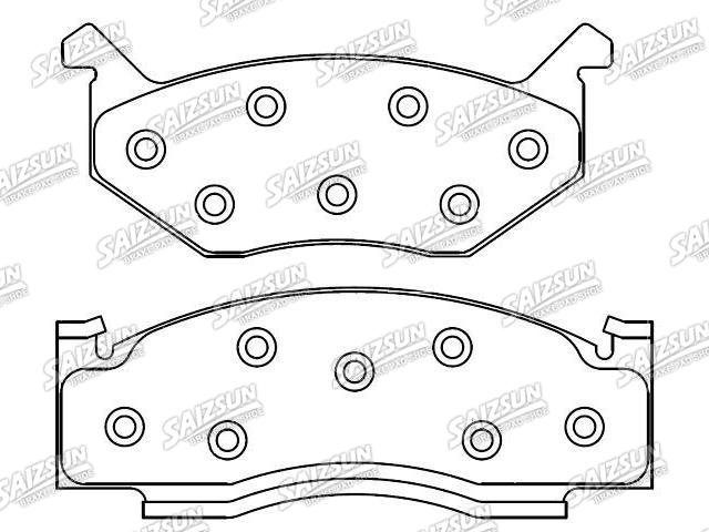 Bremsbelagsatz, Scheibenbremse Brake Pad Set:4049677