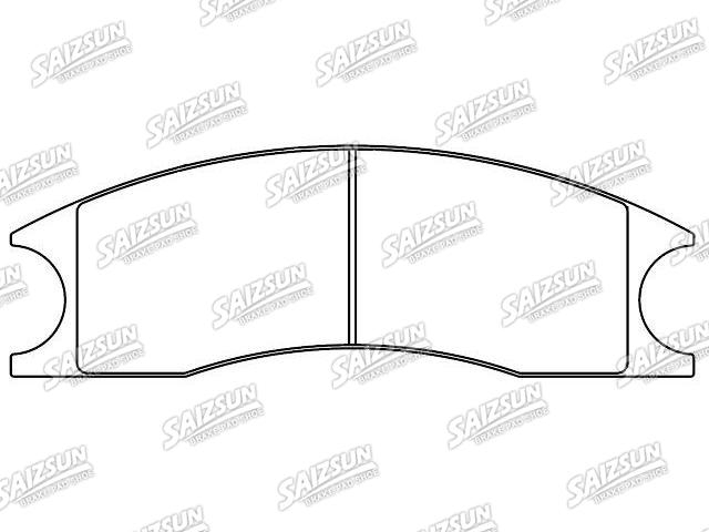 Bremsbelagsatz, Scheibenbremse Brake Pad Set:D95-7030